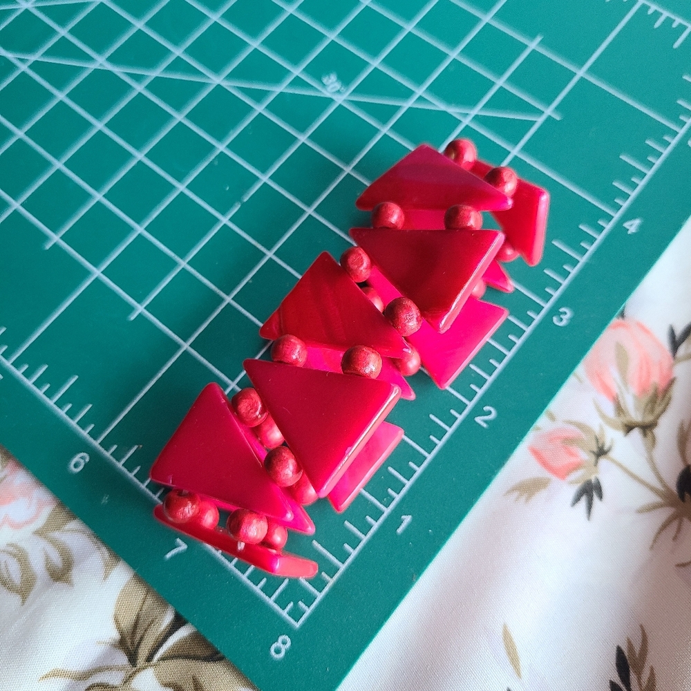 90s Style Bracelet Pink With Purple Tint So Prettty - Picture 5 of 6